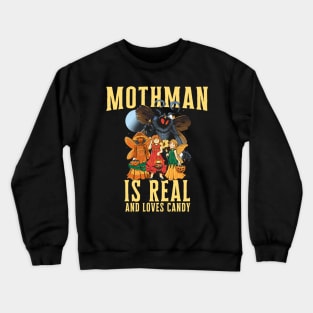 Mothman Funny Halloween Urban Legend Cryptid Crewneck Sweatshirt